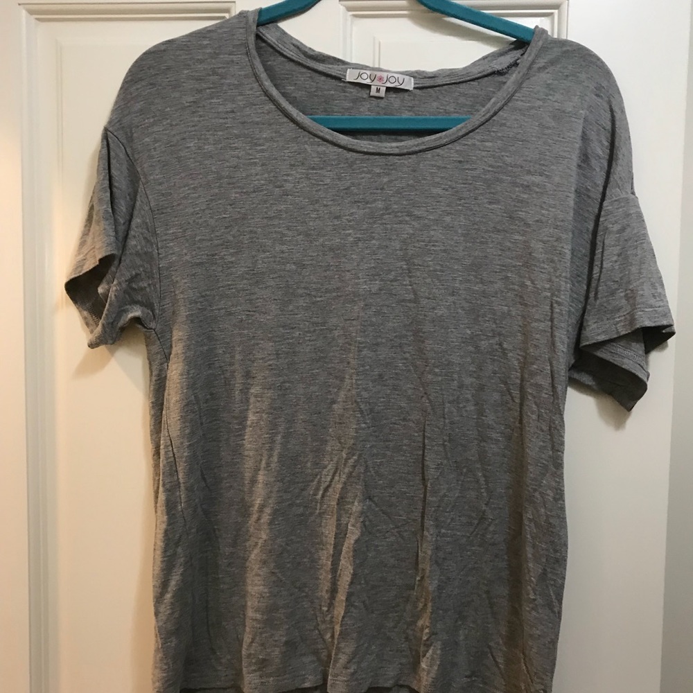 Heather gray shirt